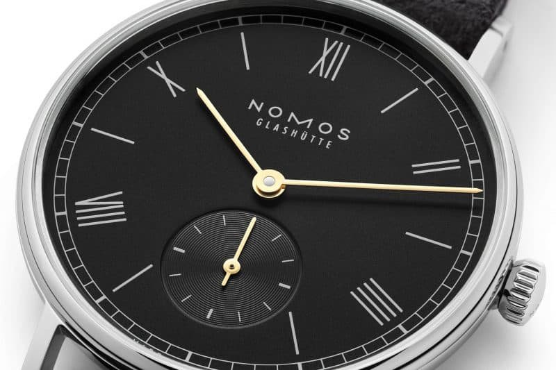 Nomos Glashütte Ludwig 33 noir Black Galvanized Dial