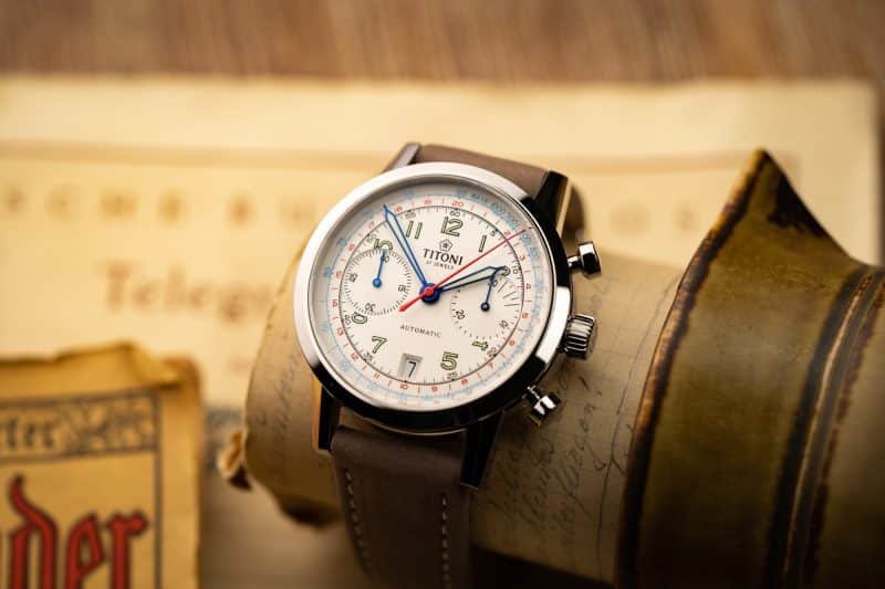 Titoni Bicompax Heritage 94019 Chronograph Retro