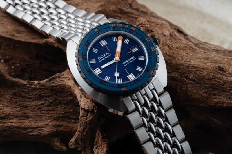 Doxa SUB 300β Caribbean Stainless-Steel "Rice Grain" Bracelet