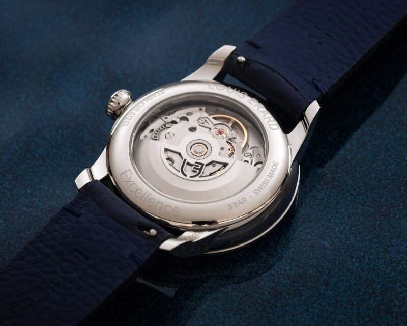 Louis Erard Excellence Petite Seconde Midnight Blue Case Back