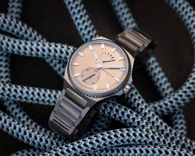 Arnold & Son Longitude Titanium Kingsand Gold
