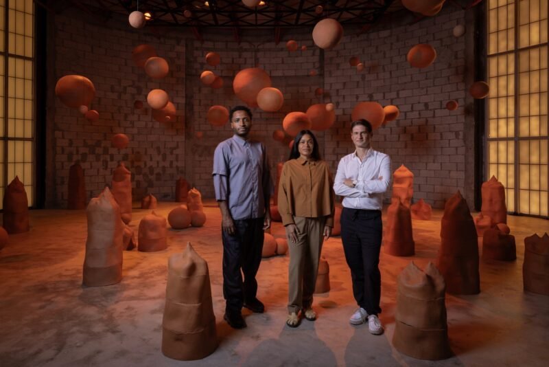 Sallisa Rosa, Thiago de Paula Souza and Audemars Piguet Contemporary Curator Denis Pernet