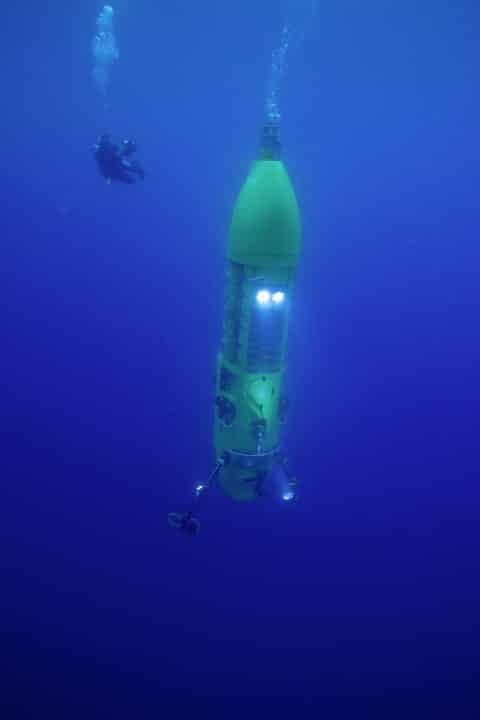 James Cameron’s DeepSea Challenger submersible expeditions