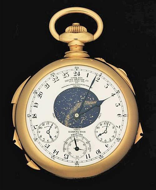 Patek Philippe Henry Graves Supercomplication, 7th most expensive watch in the world