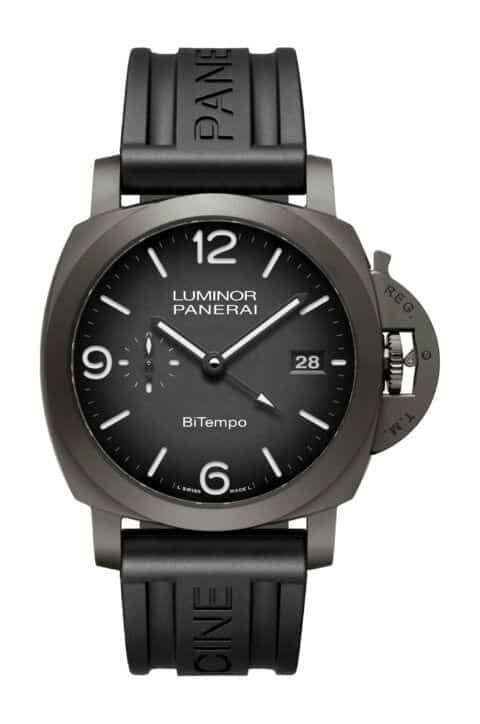 Panerai Luminor BiTempo New York Edition, Black Rubber Strap