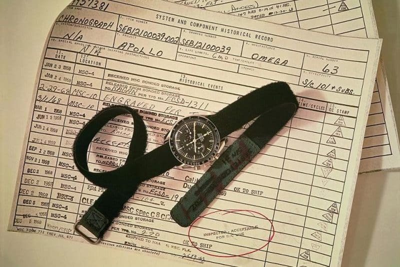 Omega Speedmaster Professional worn by astronaut Buzz Aldrin