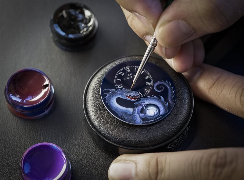 Jaquet Droz Petite Heure Minute Dragon John Howe