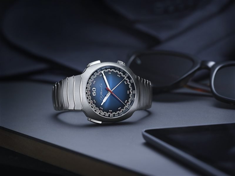 H. Moser & Cie Streamliner Flyback Chronograph Automatic Funky Blue