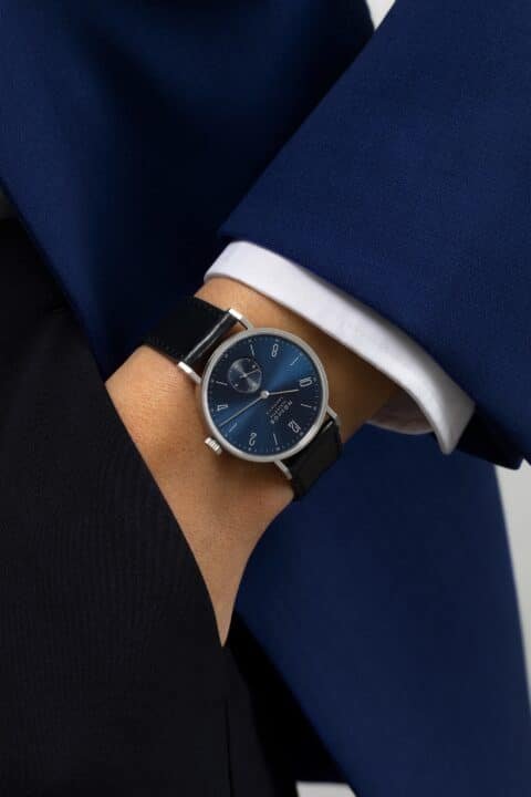 Nomos Glashütte Tangente neomatik blue gold