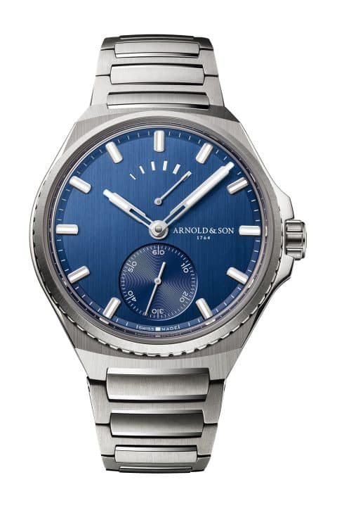 Arnold & Son Longitude Titanium Ocean Blue