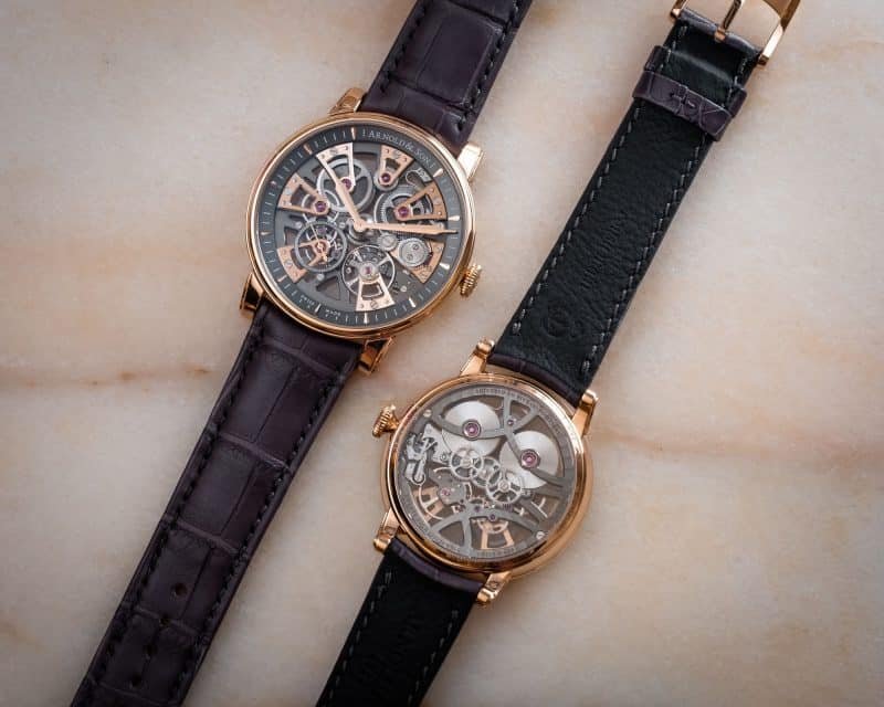 Arnold & Son Nebula 38 mm Gold & Nebula 41.5 mm Gold