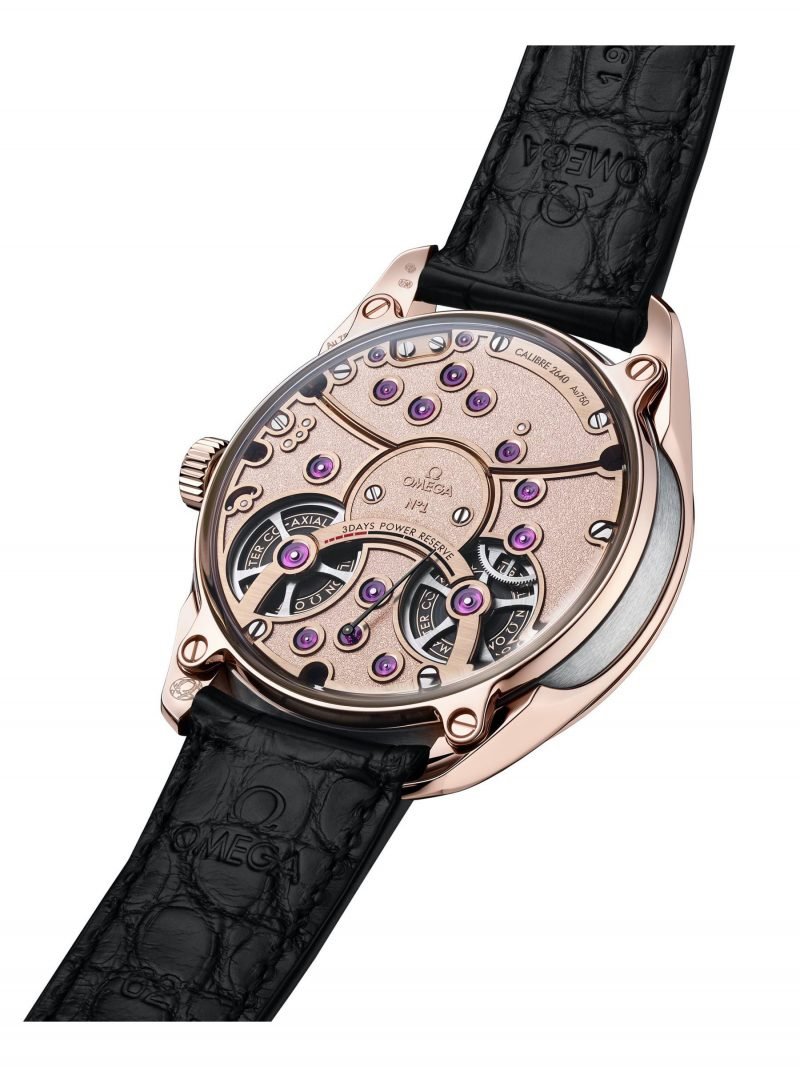 Omega De Ville Tourbillon Co-Axial Master Chronometer gold watch in style
