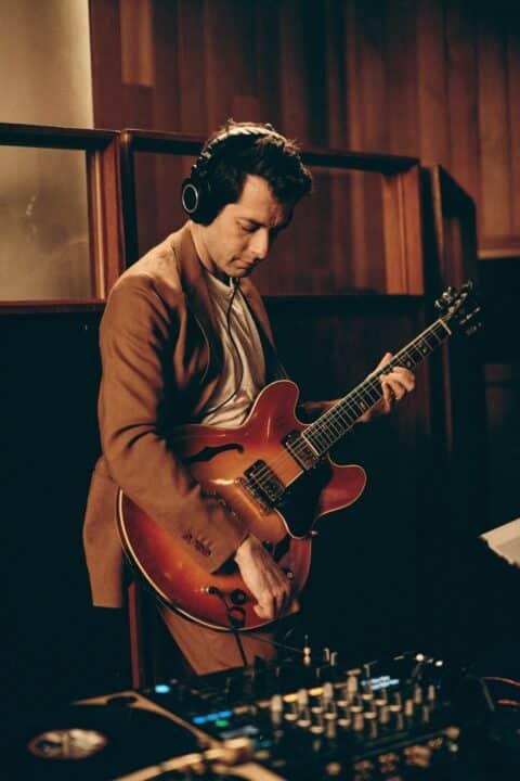 Mark Ronson in the studio, courtesy of Audemars Piguet