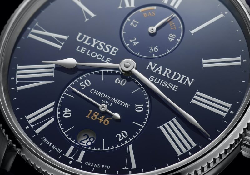 Ulysse Nardin Marine Torpilleur Blue Enamel - using the IIII instead of IV