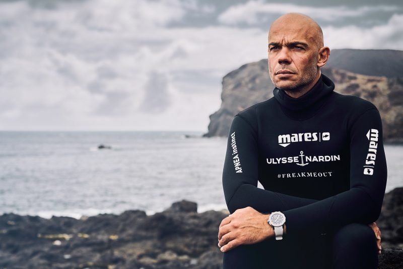 Ulysse Nardin diver chronometer worn by Fred Buyle