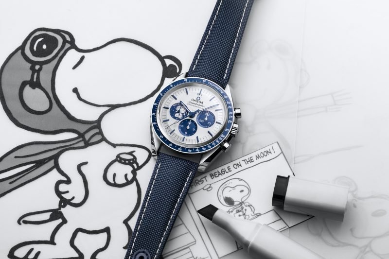 Snoopy character from Charles M. Schulz’s Peanuts comic strips OMEGA