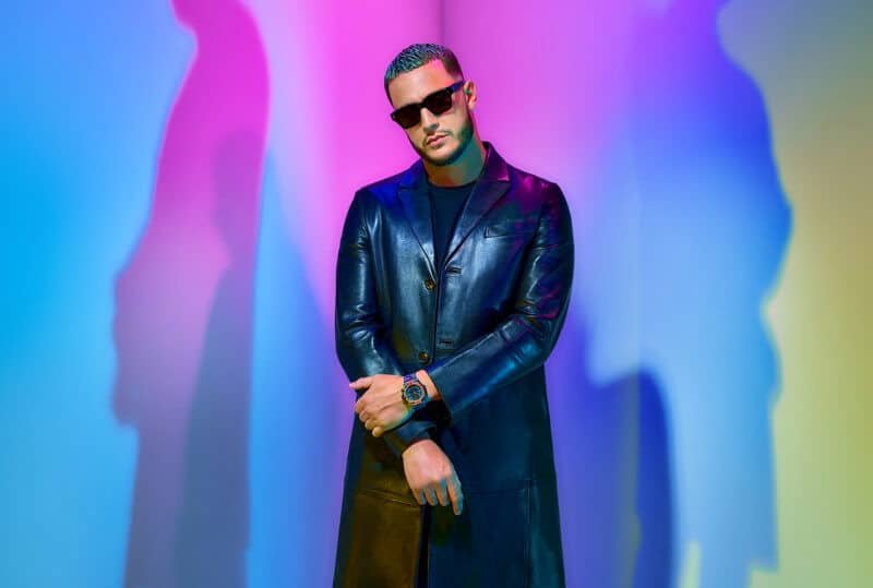 Hublot Ambassador DJ Snake wearing the Big Bang DJ Snake