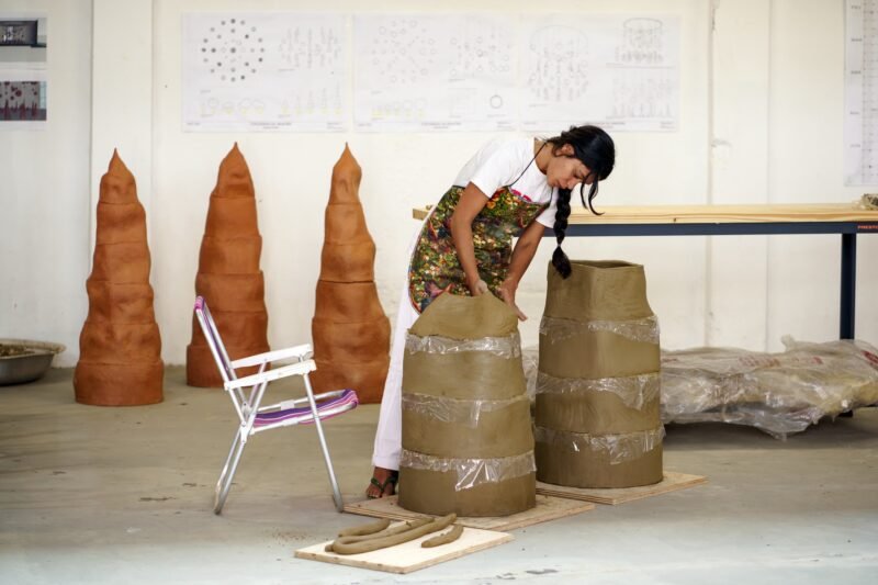 Sallisa Rosa in her Studio