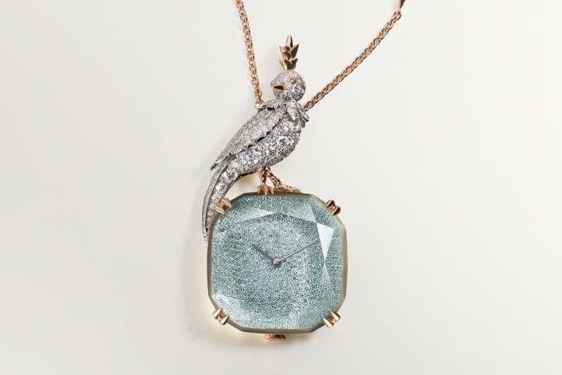 TIFFANY & CO Bird on a Rock Mechanical Pendant Only Watch