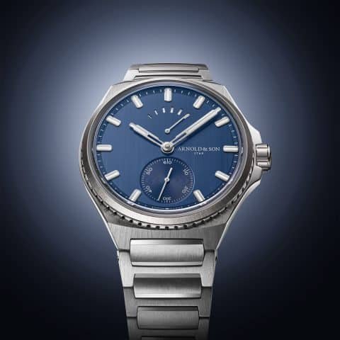 Arnold & Son Longitude Titanium Ocean Blue
