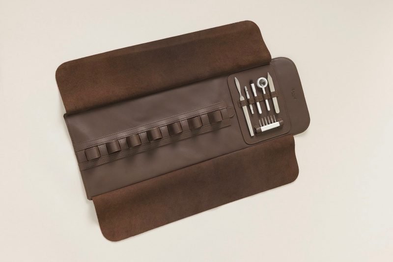 Lorenzo Milano Watch roll with watch tools