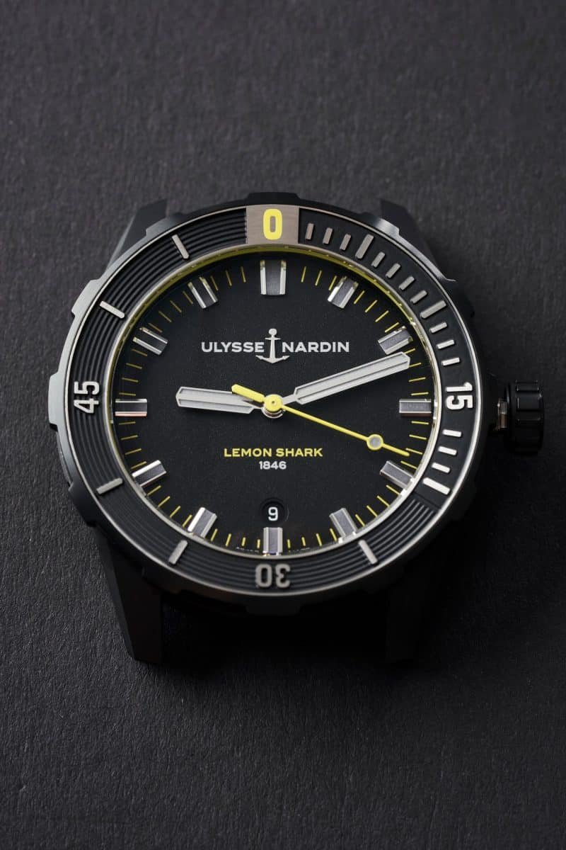 Ulysse Nardin Diver Lemonshark steel, black DLC case