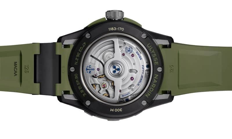 Ulysse Nardin Diver [NET OPS] Case Back